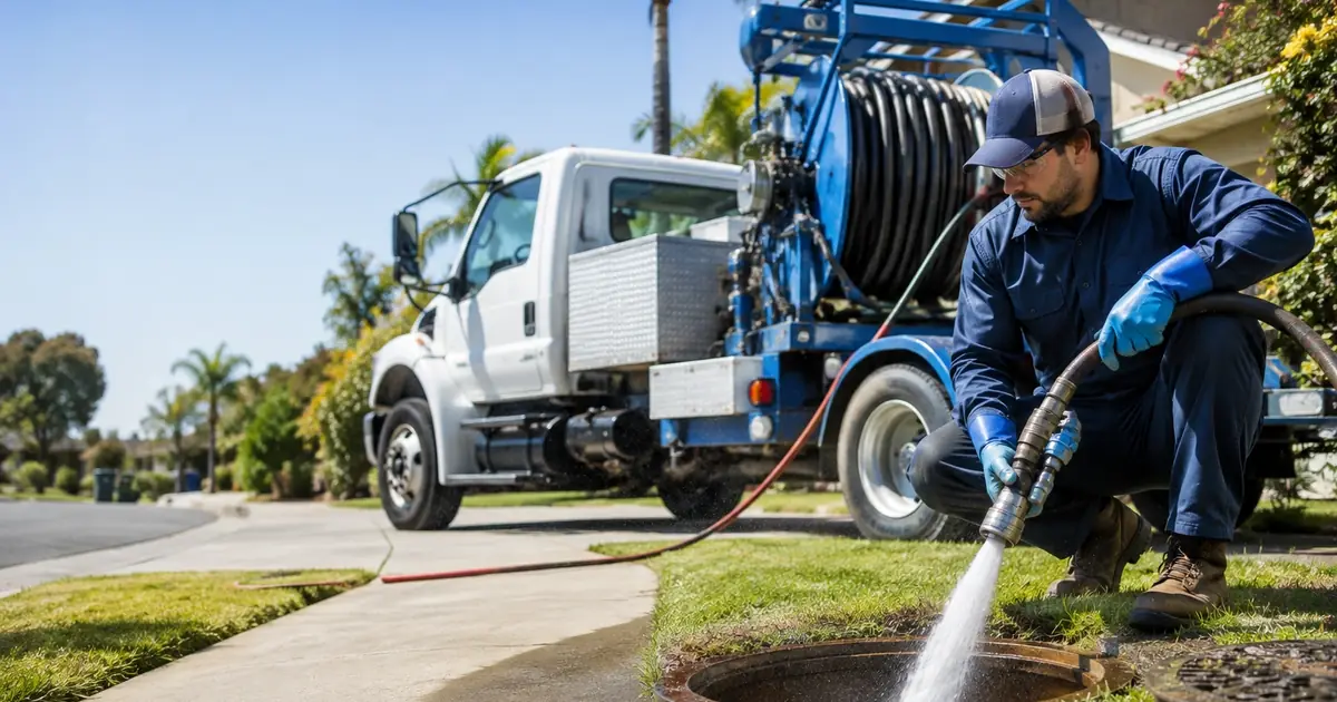 Hydro jet sewer cleaning Lake Hughes